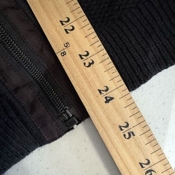 Calvin Klein Men’s Grey Zip Up Knit Sweater Size Small High Neck Cotton Blend - Picture 8 of 11